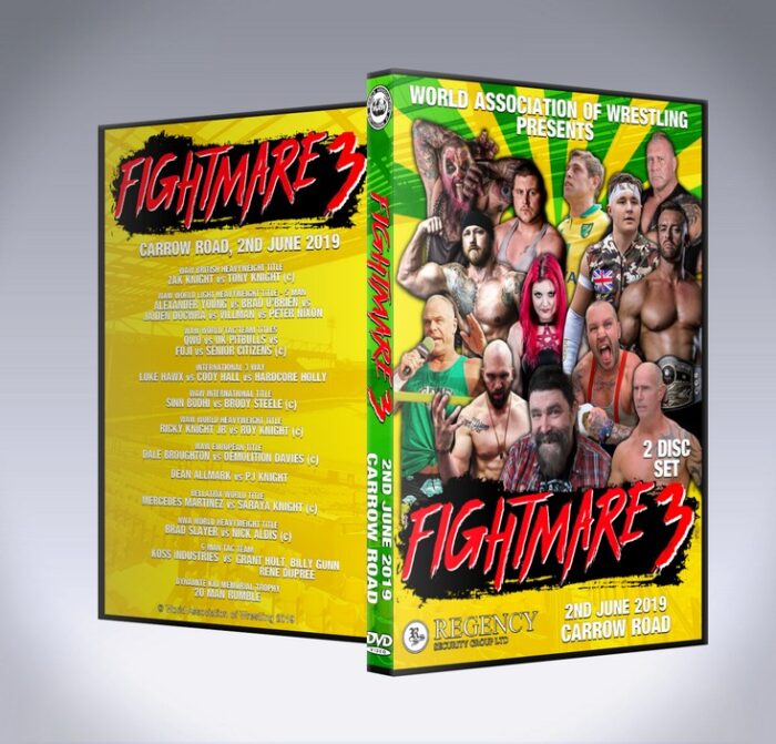 WAW Fightmare 3 DVD Case