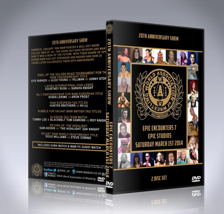 WAW Epic Encounters 7: 20th Anniversary Show DVD Cover