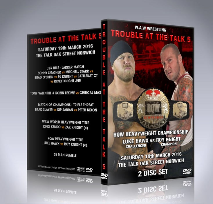 WAW Trouble at the Talk 5 DVD Cover