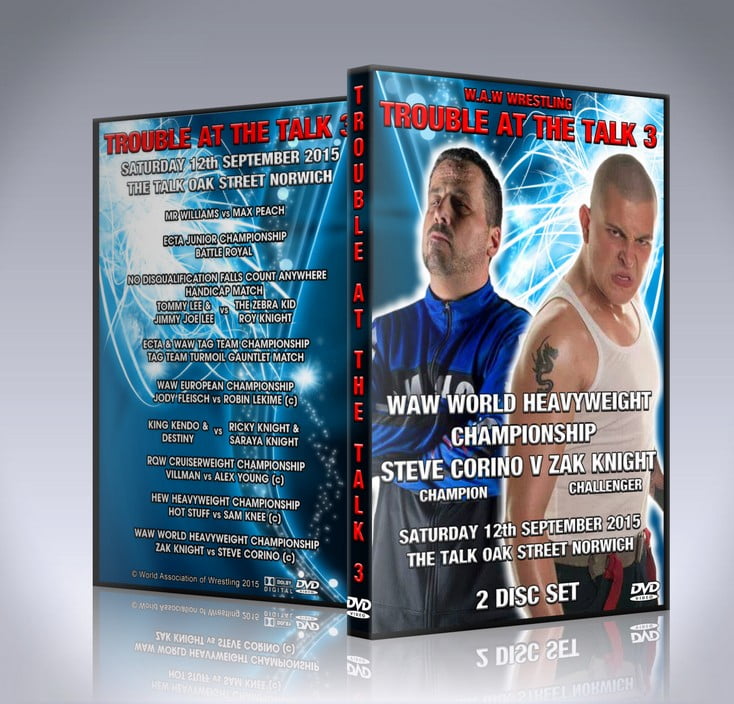 WAW Trouble at the Talk 3 DVD Cover