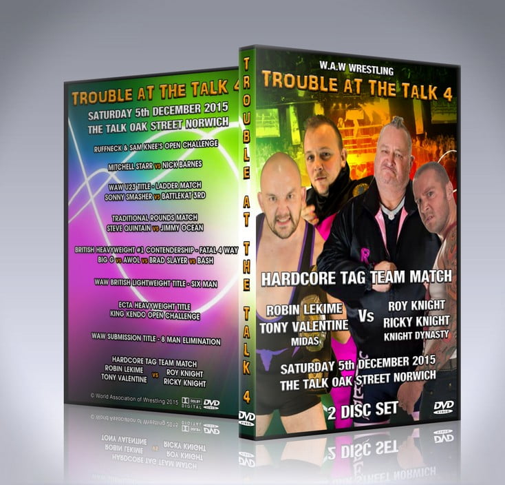 WAW Trouble at the Talk 4 DVD Cover