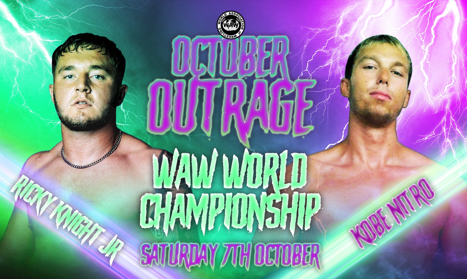 October Outrage Weekender – WAW Evening Results 07/10/23